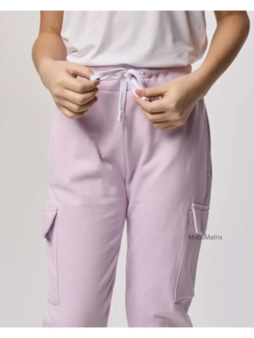 Girls 3 Pack Fleece Cargo Joggers Sweatpants with Pockets Athletic Casual